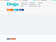 Tablet Screenshot of dogadernegi.org